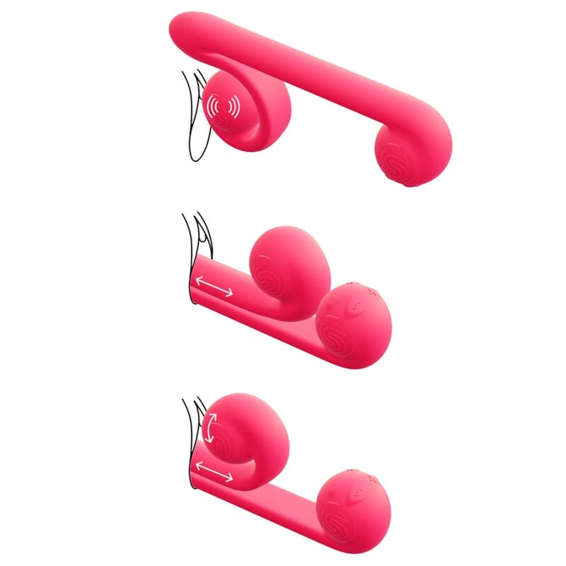 SNAIL VIBE - VIBRATEUR MULTIACTION PINK