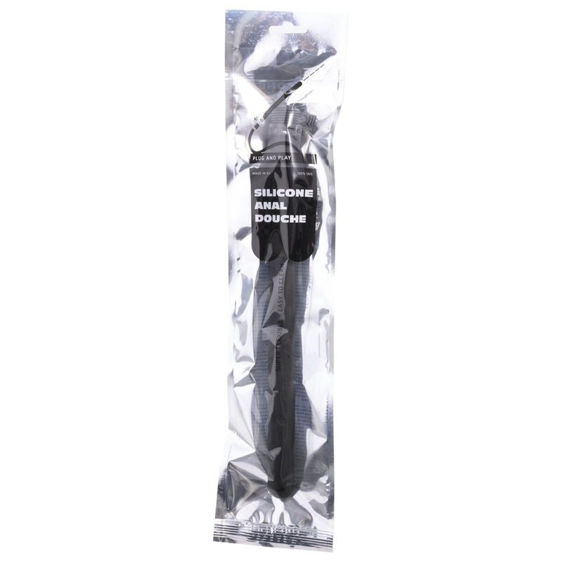 ALL BLACK - DOUCHE ANAL RIDÉE EN SILICONE 27 CM