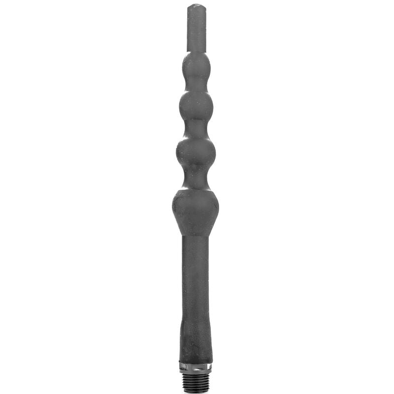 ALL BLACK - DOUCHE ANAL EN PERLES SILICONE 27 CM