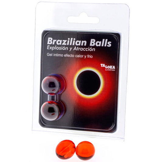 TALOKA - 2 BOULES BRÉSILIENNES GEL EXCITANT EFFET CHAUD & FROID