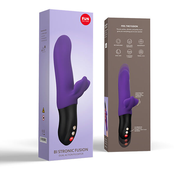 FUN FACTORY - BI STRONIC FUSION DOUBLE PULSATEUR VIOLET