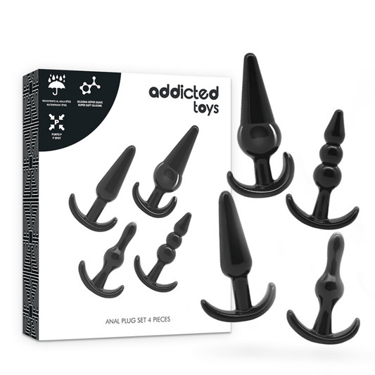 ADDICTED TOYS - ENSEMBLE 4 BOUCHONS ANAL