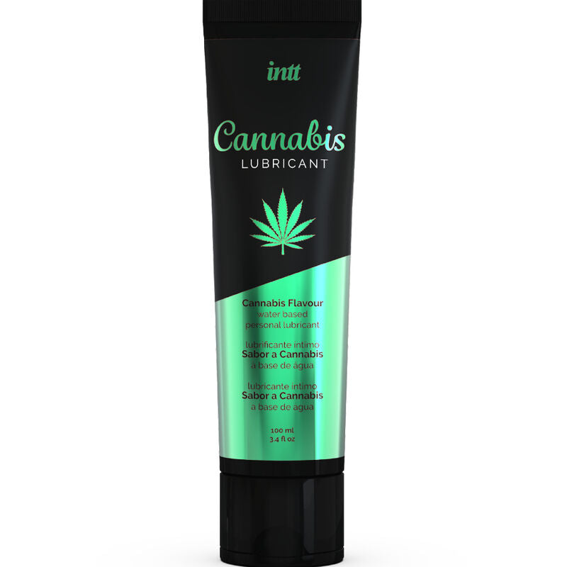 INTT LUBRICANTS - LUBRIFIANT INTIME A BASE D''EAU SAVEUR CANNABIS