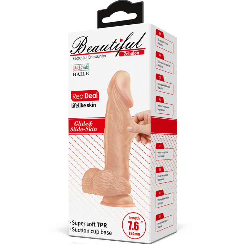 BAILE - BELLE RENCONTRE ZEBULON GODE RÉALISTE FLEXIBLE 19.4 CM NATUREL