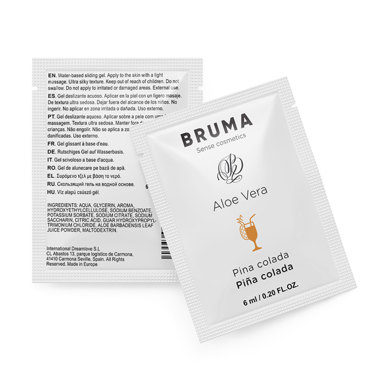 BRUMA - GEL GLISSANT À L''ALOE VERA SAVEUR PINA COLADA 6 ML