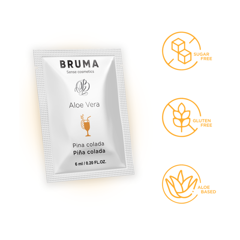 BRUMA - GEL GLISSANT À L''ALOE VERA SAVEUR PINA COLADA 6 ML