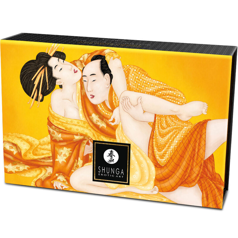 SHUNGA - KIT DE POUDRE DE MASSAGE COMESTIBLE MANGUE