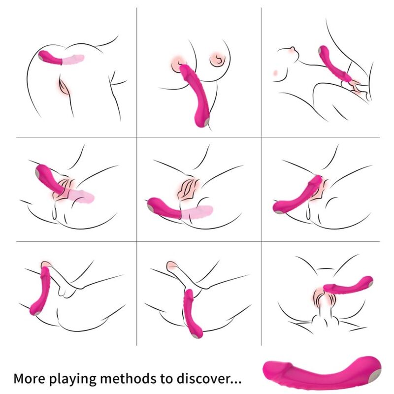 ARMONY - GODE VIBRATEUR SPOT G SILICONE FUCHSIA