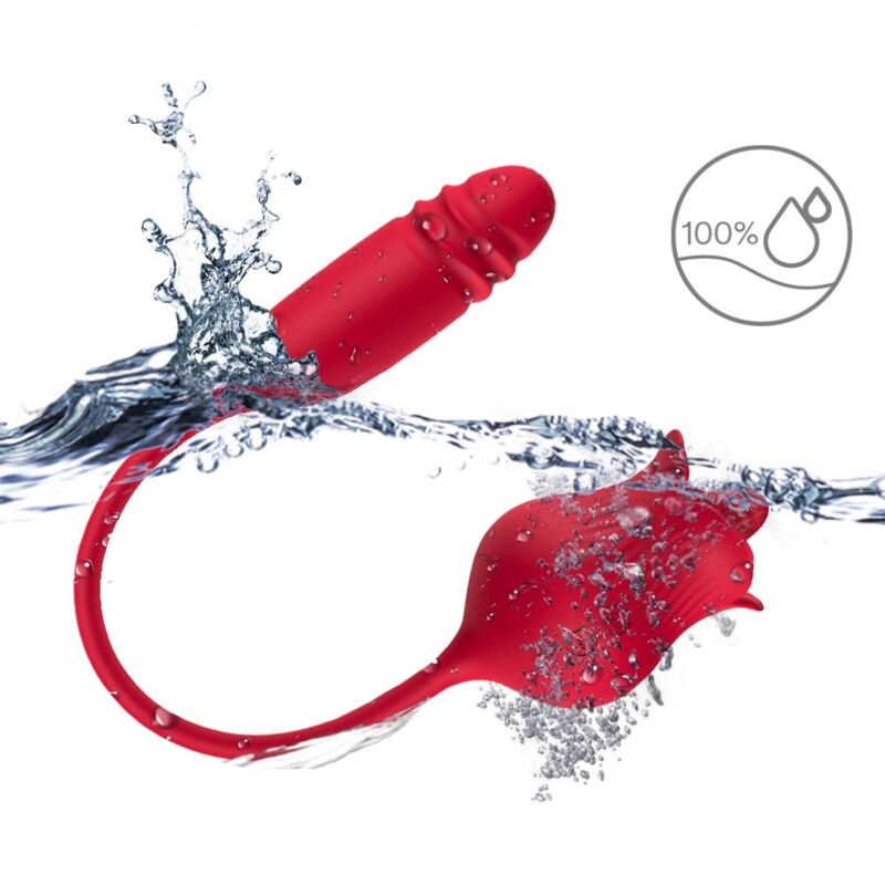 ARMONY - ROSELIP LICKING VIBRANT CLITO & VIBRATEUR ROUGE