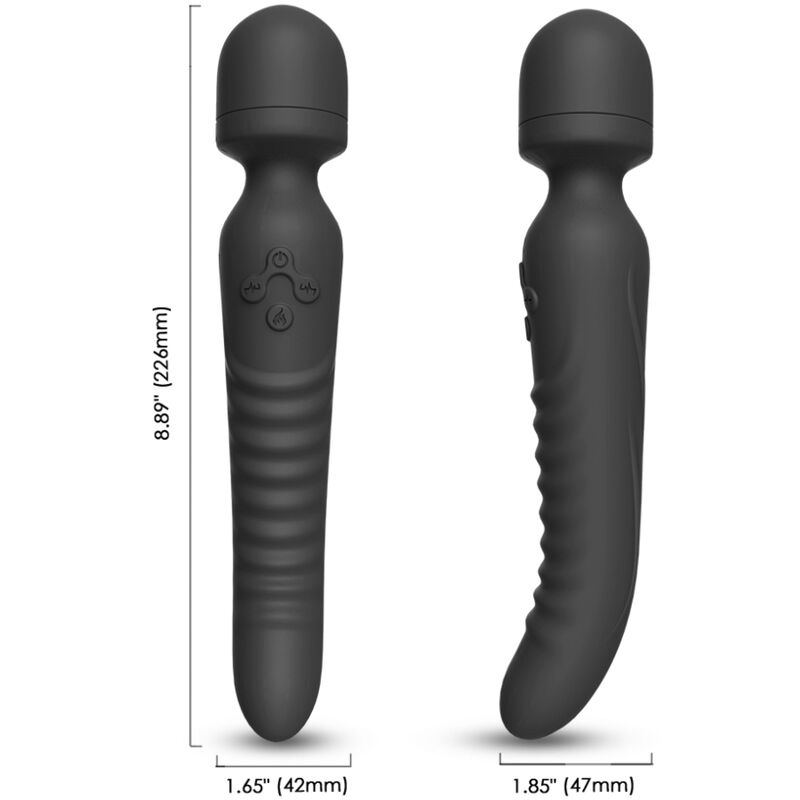 ARMONY - MISSION MASSAGER & VIBRATEUR EFFET CHALEUR NOIR