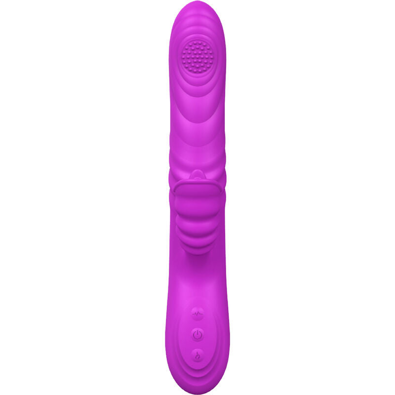 ARMONY - VIBRATEUR MULTIFONCTION ANGELIA AVEC LANGUE STIMULANTE EFFET CHALEUR VIOLET