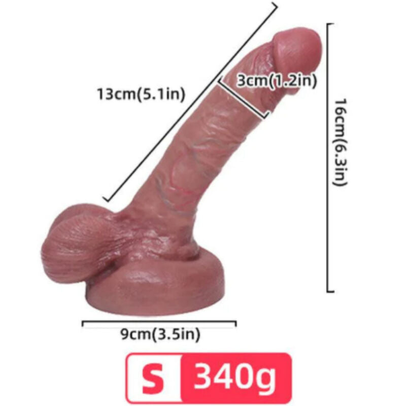 ARMONY - GODE RÉALISTE EN SILICONE LIQUIDE 13 CM