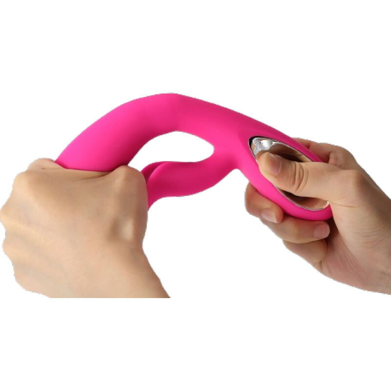 ARMONY - VIBRATEUR DARO & STIMULATEUR ANNEAU DE TIRAGE FUCHSIA