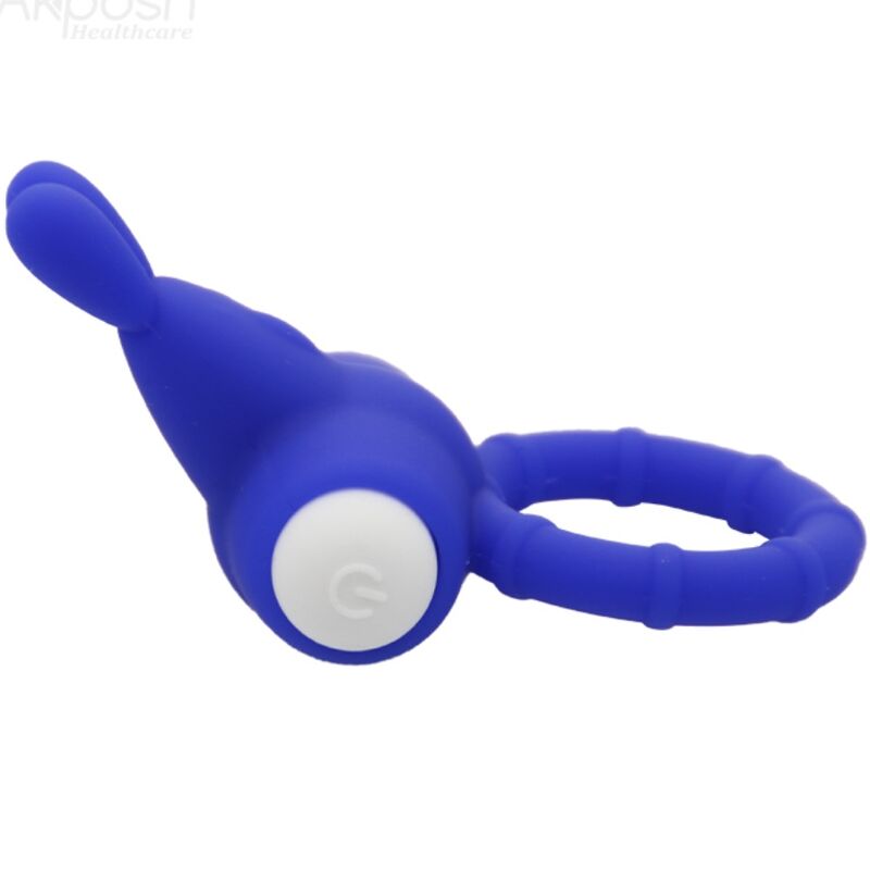 ARMONY - MS BUNNY ANNEAU VIBRATEUR SILICONE BLEU