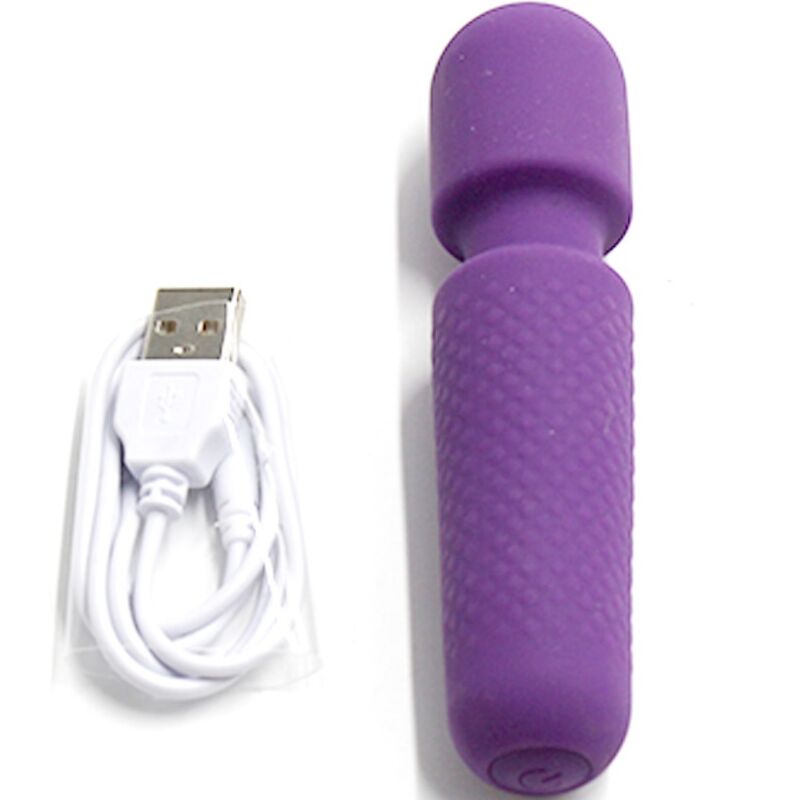 ARMONY - YOUR MAGIC MASSEUR & VIBRATEUR RECHARGEABLE 10 VIBRATIONS BAGUETTE DOTS VIOLET