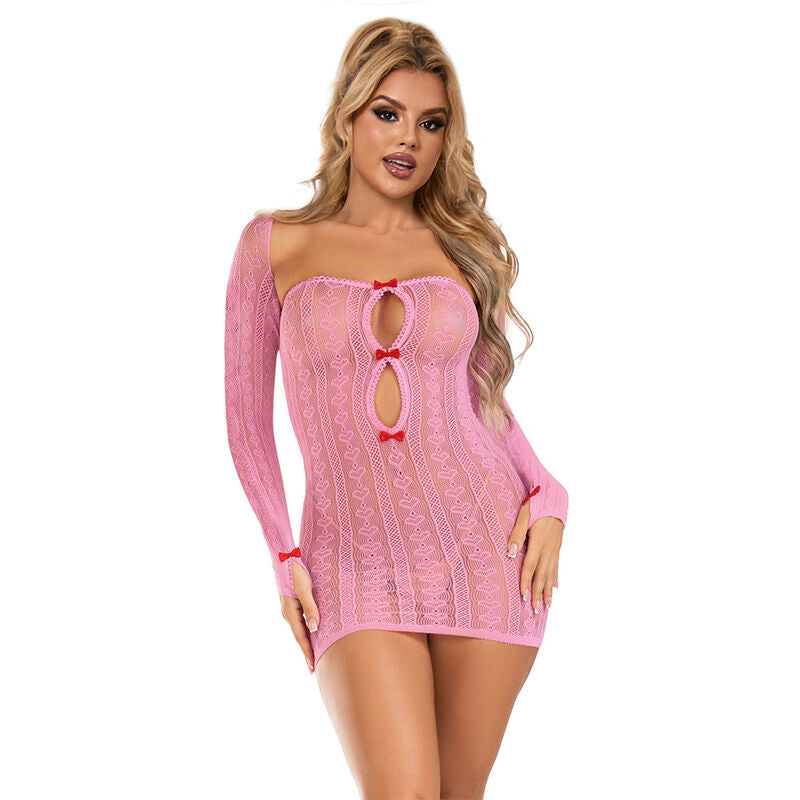 SUBBLIME - 952471 ROBE RÉSEILLE ROSE TAILLE UNIQUE