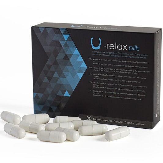 500 COSMETICS - CAPSULES U-RELAX RELAXATION ET REDUCTION DE L'ANXIETE - 30 CAPSULES.