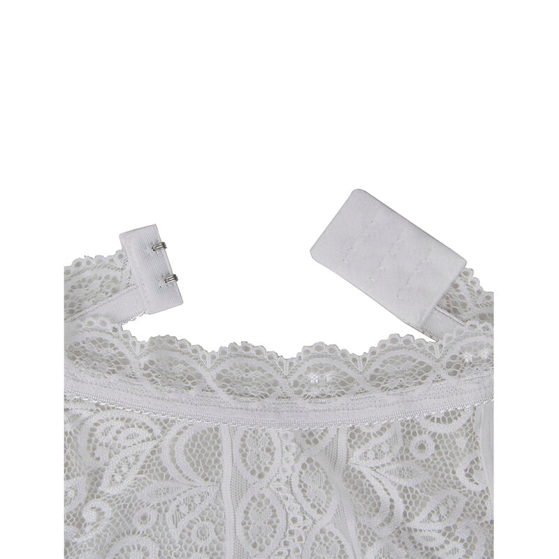 SUBBLIME - 953867 BODY DENTELLE BLANC L/XL