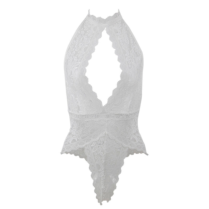 SUBBLIME - 953867 BODY DENTELLE BLANC L/XL