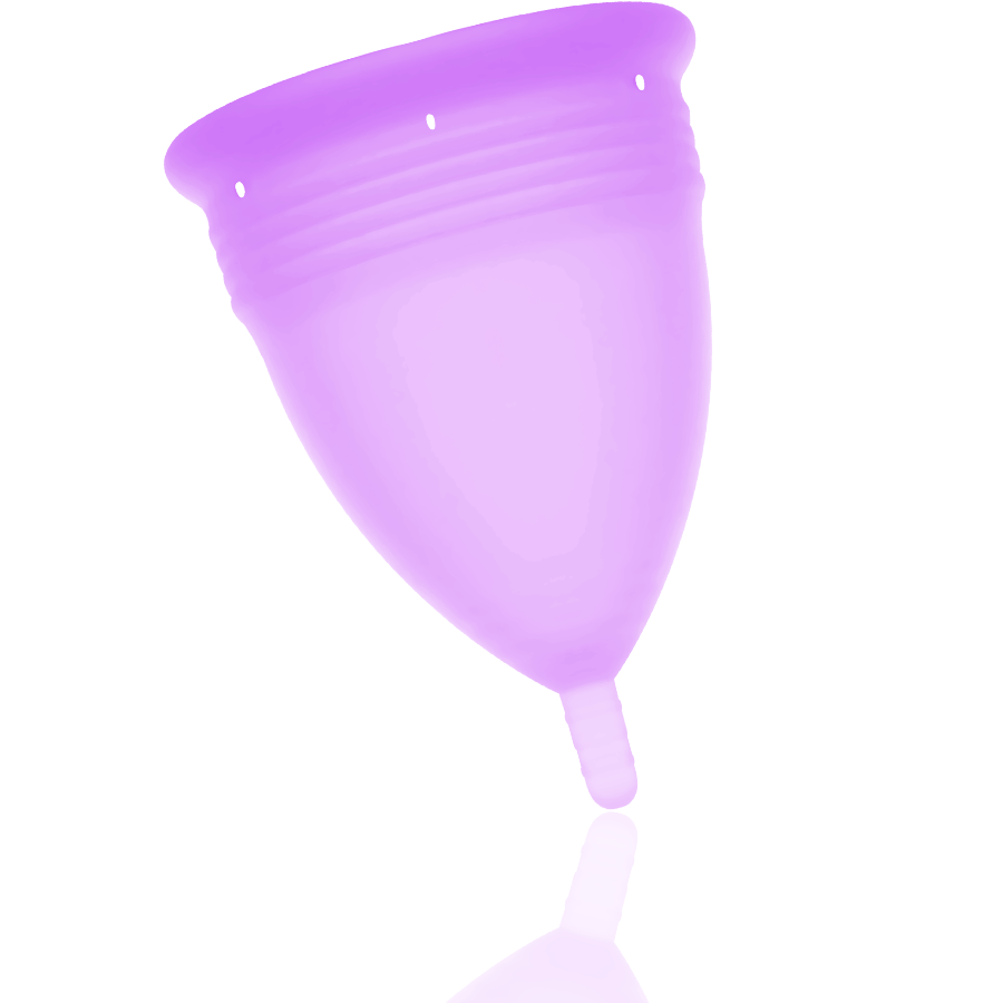 STERCUP - COUPE MENSTRUELLE EN SILICONE FDA LILAS - TAILLE L