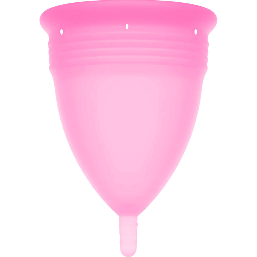 STERCUP - COUPE MENSTRUELLE EN SILICONE FDA ROSE - TAILLE S