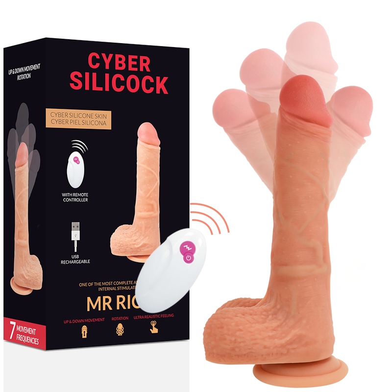 CYBER SILICOCK - TÉLÉCOMMANDE RÉALISTE MR RICK 20.9 CM -O- 4 CM