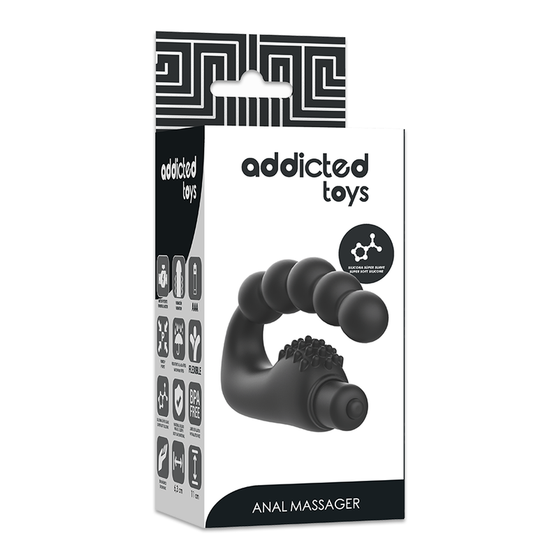 ADDICTED TOYS - MASSEUR ANAL PROSTATIQUE AVEC VIBRATION